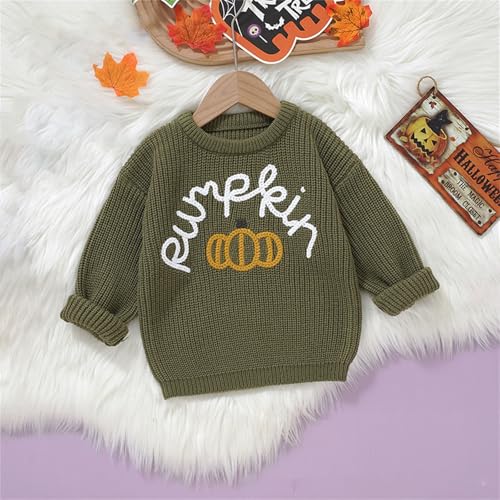 Toddler Boys Girls Halloween Pumpkin Sweaters Warm Knitted Sweater Fall Winter Long Sleeve Cute Pullover Knitwear4