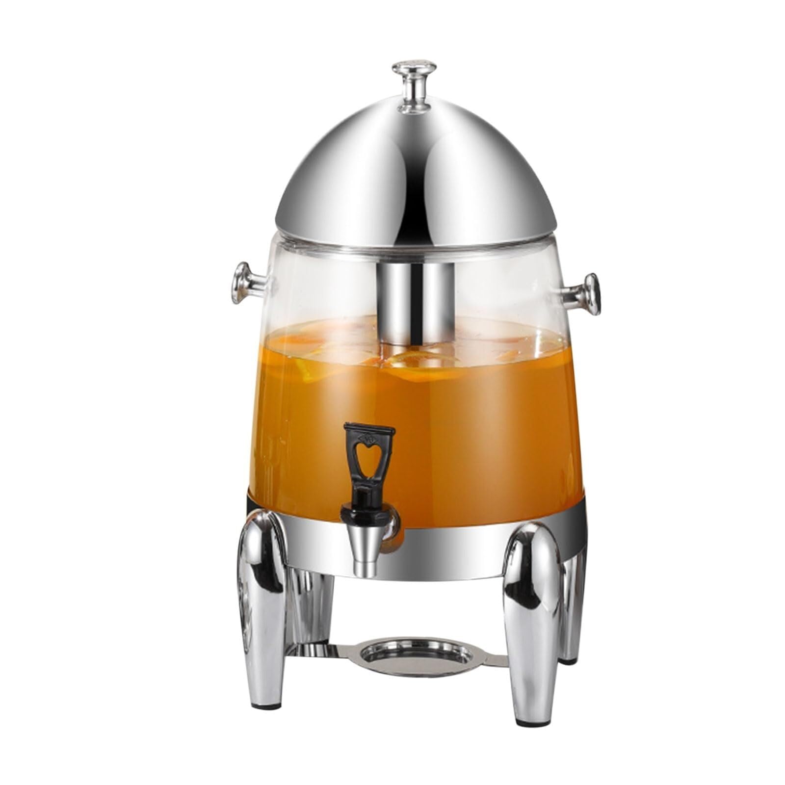 HADECOLL Beverage Dispenser 12L Beverage Dispenser Coffee Chafer Urn With Fuel Holder Drink Dispenser Water Juice With Ice Container Spigot Juice