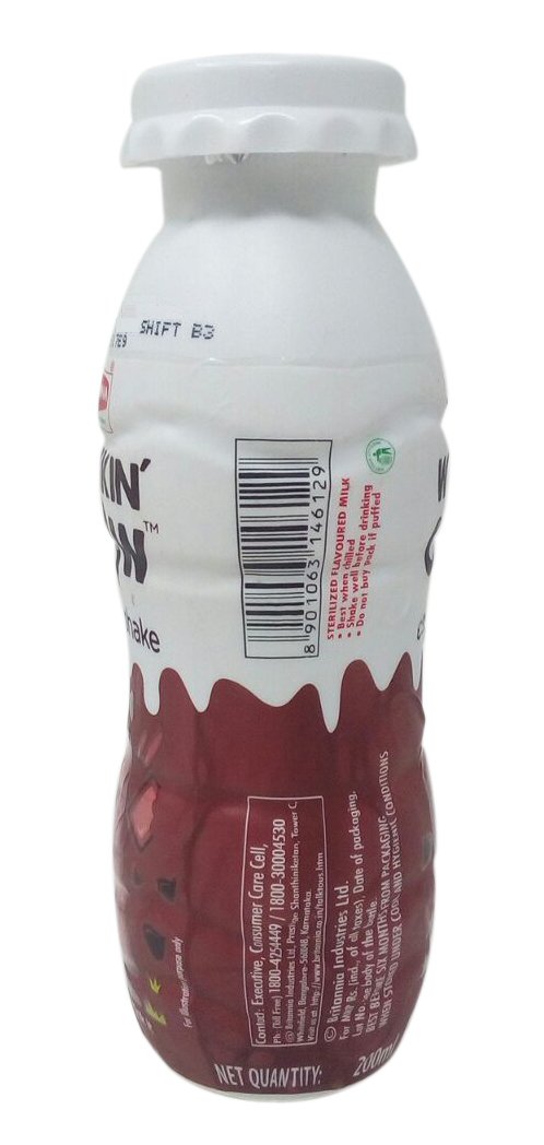 Britannia Winkin Cow Milk Shake - Choco, 200ml Bottle : Amazon.in: Grocery  & Gourmet Foods