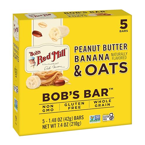Bob's Red Mill Peanut Butter Banana & Oats Snack Bar, 5 bars - image 1