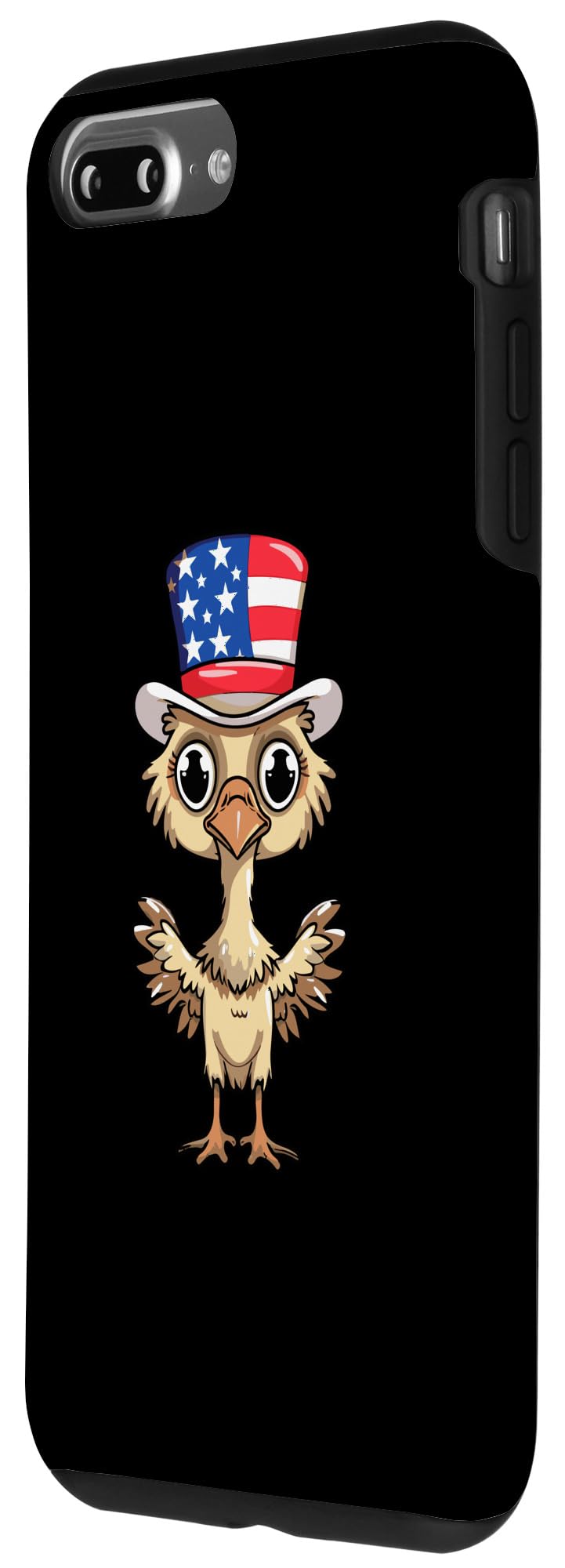 iPhone 7 Plus/8 Plus Cute Ostrich USA Flag - Image 2
