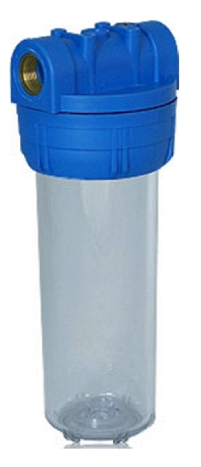 3er Filtergehäuse Set 10 Zoll Gehäuse 1/2 Zoll Verbinder Fitting , Wandhalterung, Gehäuseschlüssel inkl. Eisenfilter , Kalkfilter + Sedimentfilter Patronen Wasserfilterung Hauswasserwerk Filteranlage Poolfilter Garten Wasser Brunnen Pumpenfilter Vorfilter