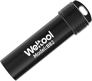 Weltool BB2 Battery Storage Tube, 2 CR123A Batteries can be Installed,Dual Power,Prevent Battery Shaking, Aluminium Alloy, with Rope Hole be Easy to Carry About,for Fenix TK PD Flashlight