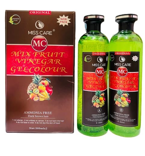 Buy Miss Care Professional Dark Brown Mix Fruit Vinegar Gel Colour ...