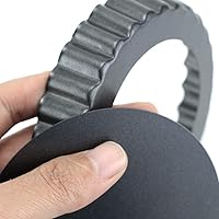 Vista 3 de 6 Pack 5 Inch Mini Tart Pans with Removable Bottom, Nonstick Round Quiche Pan Heavy Duty Fluted Sides for Tartlets, Mousse Cakes, Dessert Baking