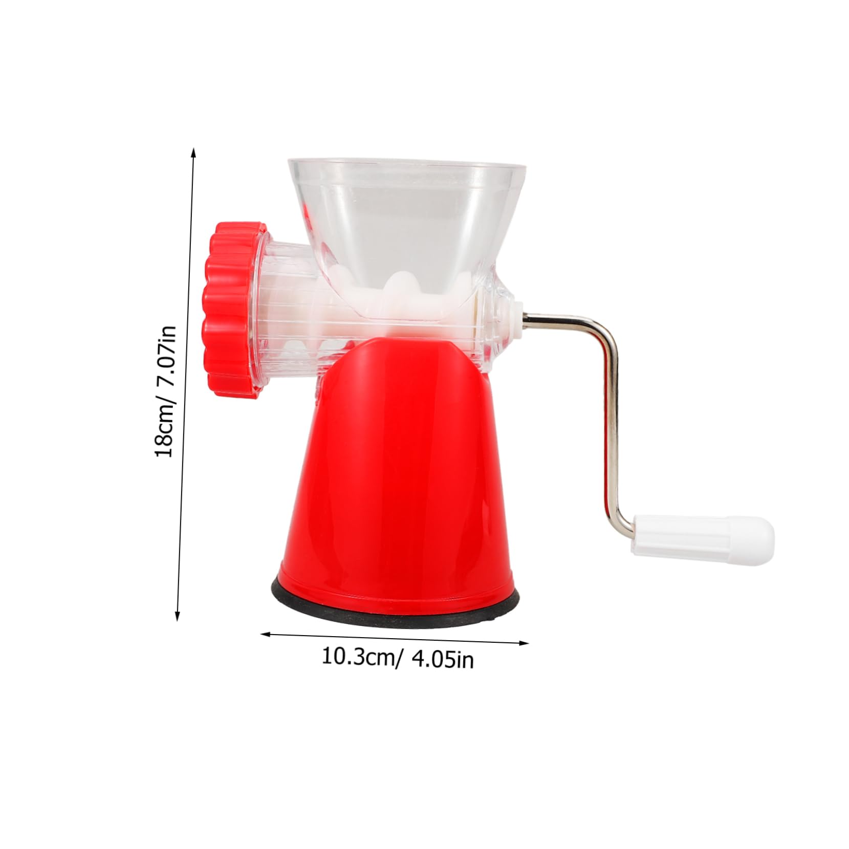HOLIDYOYO Plastic Metal Manual Meat Grinder Sausage Stuffer Mincer for Home Commercial Use