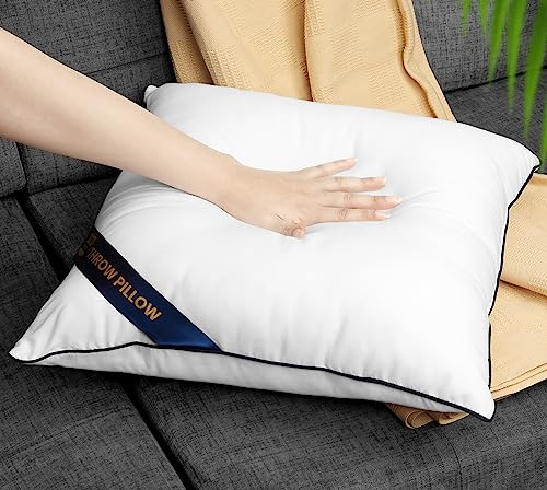 Utopia Bedding Throw Pillow Inserts (Pack of 2, White), 14 x 14 Inches Decorative Indoor Pillows for Sofa, Bed, Couch, Cushion Sham Stuffer