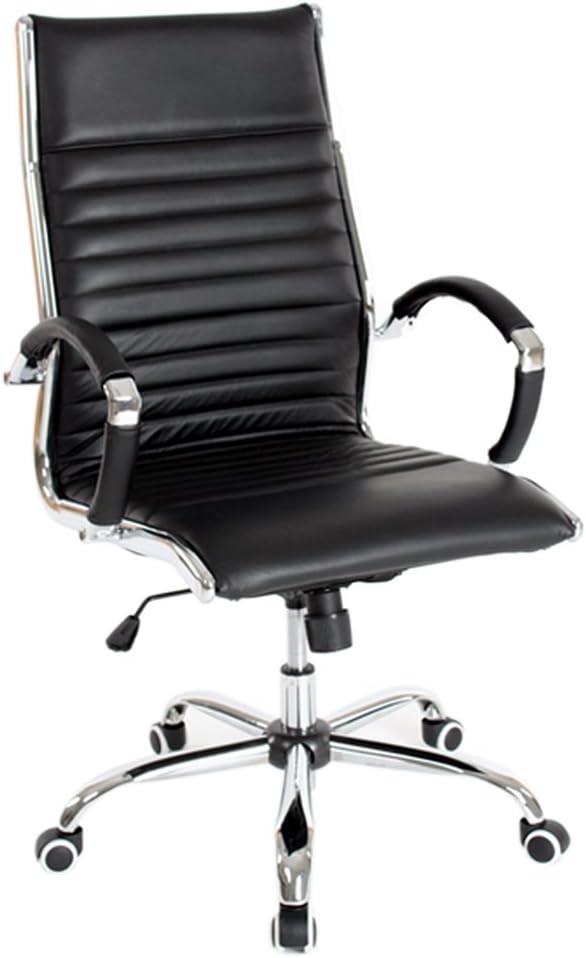 TecTake LUXURY OFFICE CHAIR WITH TOP REAL LEATHER Amazon.co.uk Home