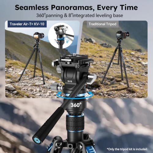 Image of SIRUI 61 inch /155cm Carbon Fiber Camera Tripod with Fluid Head