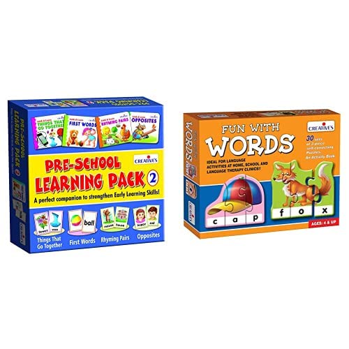 Creatives Educational AIDS Pre-School Learning Pack - 2 & Fun with Words (B085PB2CGX) Amazon Price History, Amazon Price Tracker