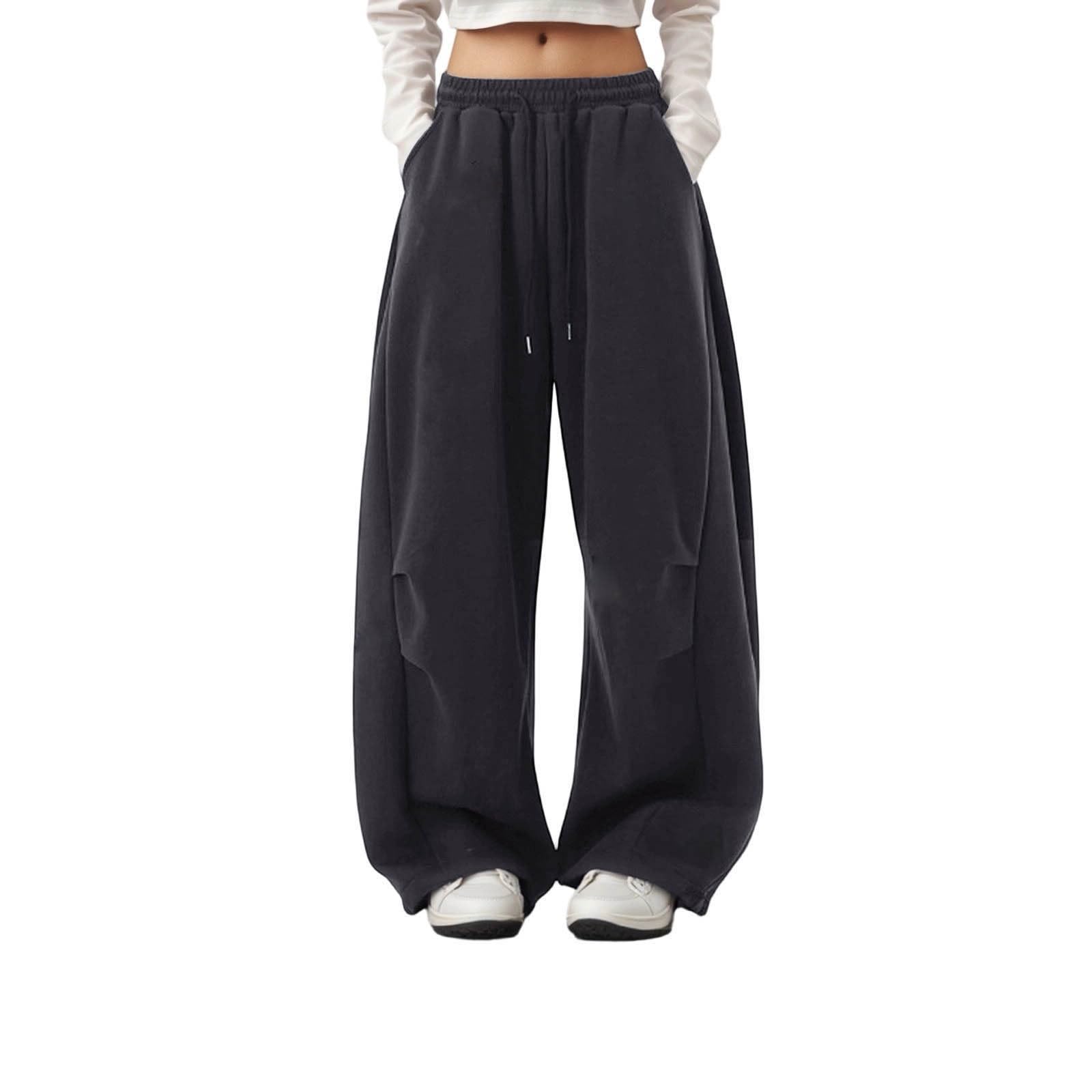 Pantalones casuales holgados estilo Generisch 2027 con bajo curvado original 5