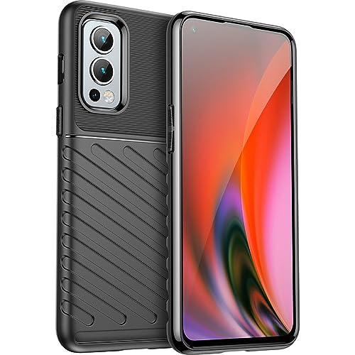 Image of Amazon Brand - Solimo Shockproof Mobile Cover Compatible with OnePlus Nord 2 5G (360 Degree Protection | Protective Design | Anti-Scratch Tough Slim TPU Case), Black
