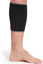 NEOtech Care Molletière protège-mollet - Ultra légère, élastique et matériau respirant - Compression médium (Noire, Taille M, 1 Unité)