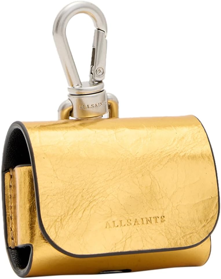 AllSaints Women's Airpod Case Warm Gold One Size - Image 4