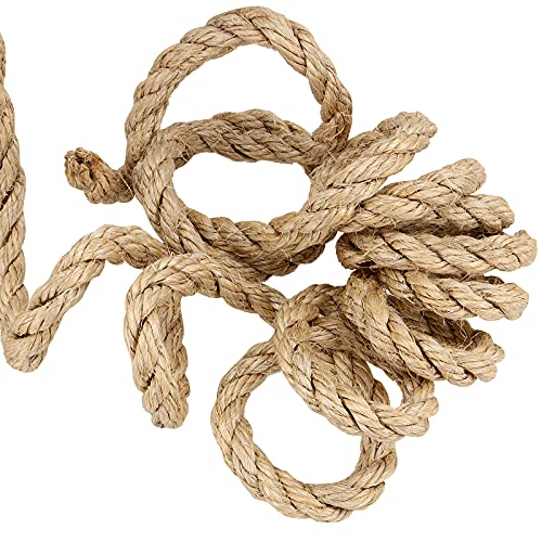 Cuerda de sisal 1/2 pulg, 100 pies para rascador de gatos miniatura 4