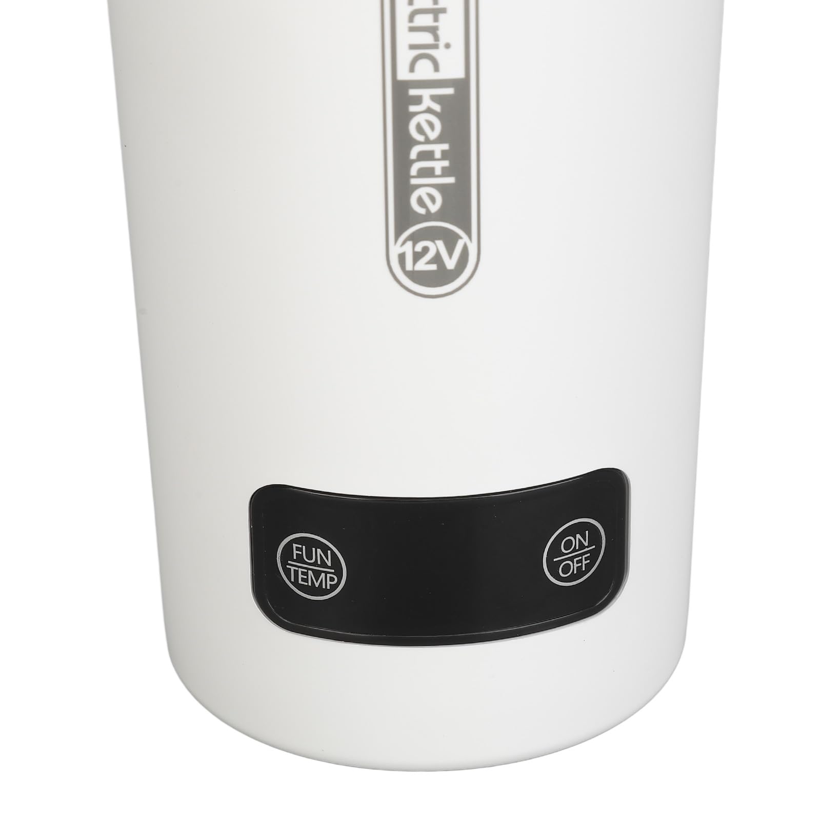 Taza Calefactora para Coche, Hervidor Eléctrico Portátil a Prueba de Fugas con 4 Ajustes de Temperatura para Coches Pequeños, Color Blanco, 350ml