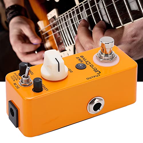 Pédale de distorsion d’effecteur de guitare électrique en métal DC 9V 3 Modes puissant Gain élevé pour - Les Beatles, Paul McCartney, John Lennon, RIngo Starr, George Harrison Pédale de distorsion d'effecteur de guitare électrique en métal DC 9V 3 Modes puissant Gain élevé pour – Image 4