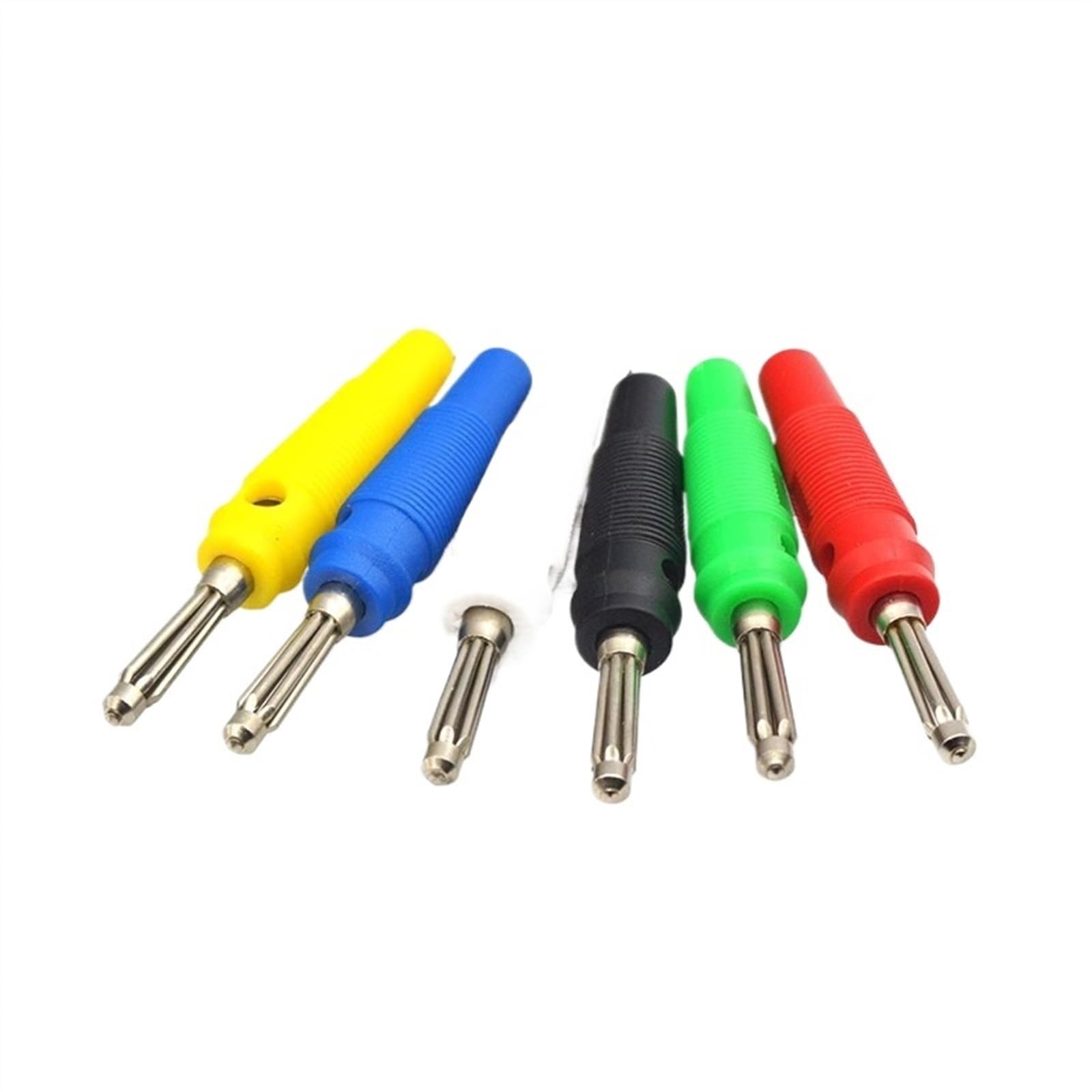 Connecteurs de Haut-Parleur, fiche Banane de 4MM, amplificateur, Poste de Liaison, Prise Banane for bornes de câble, 20 pièces/lot(10 Red 10 Black)