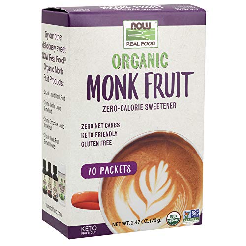 NOW Foods Monk Fruit Organic, 70 Packet