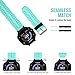 Wizvv Compatible Bands Replacement for Garmin Forerunner 235 220 230 620 630 735, Soft Comfortable Smooth Silicone Wristband for Women Men (9 Colors)