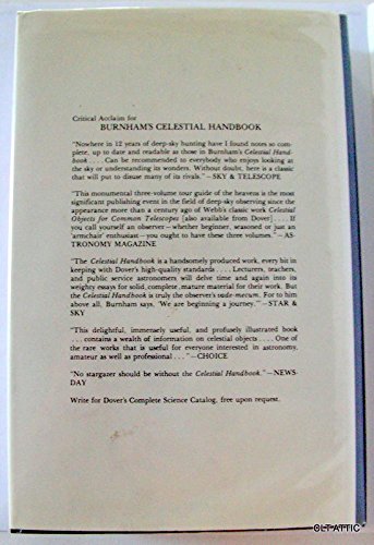 Burnham's Celestial Handbook, an Observer's Gui... B001MV2QLM Book Cover