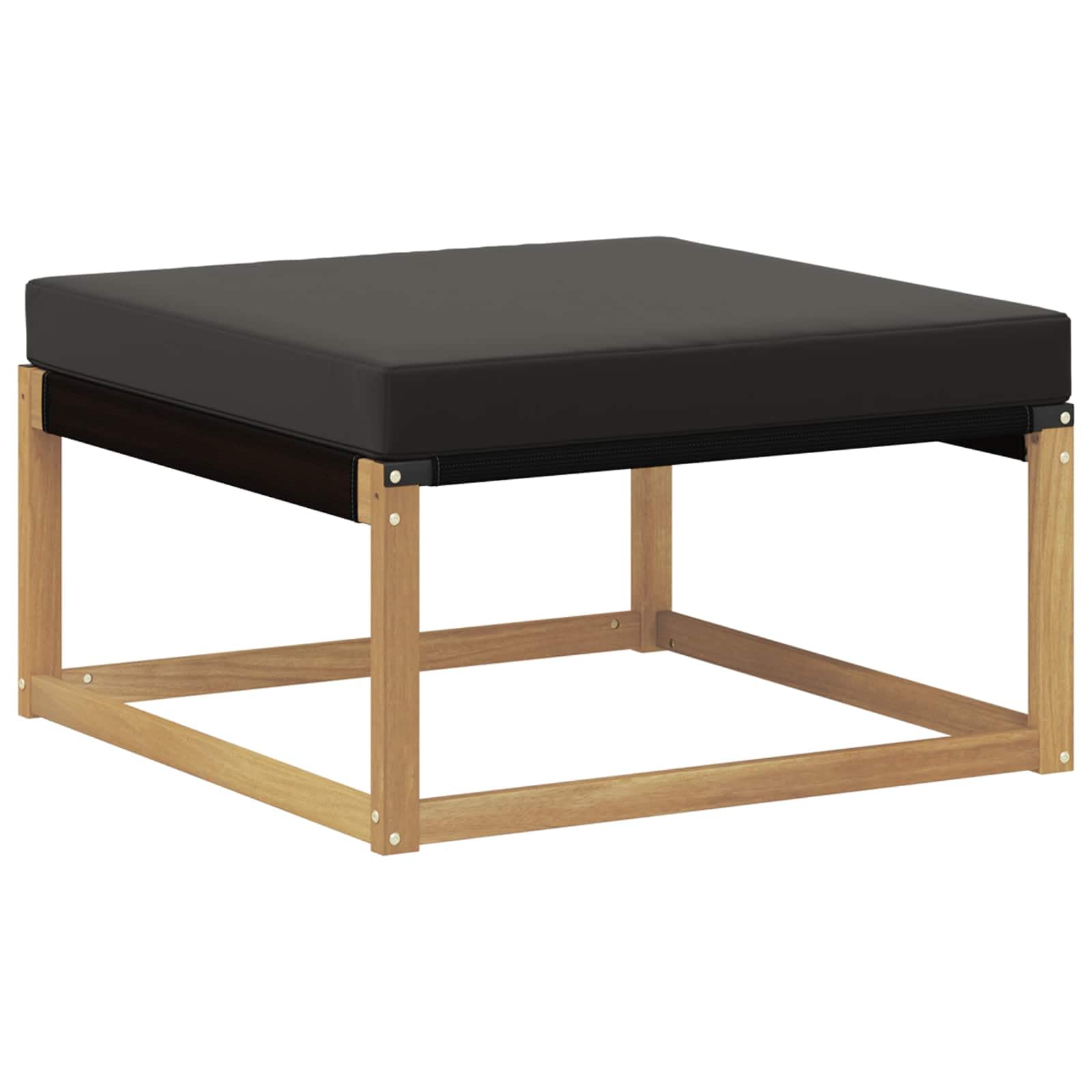 Tabouret d'extérieur en acacia : finis les sièges inconfortables de balcon !