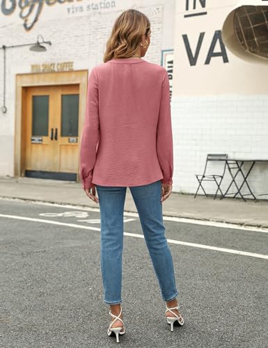 Image of Blooming Jelly Women's Long Sleeve Blouses Dressy Casual Business Work Tops