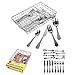 Melissa & Doug Stainless Steel Mealtime Utensil Set - Dishwasher-Safe Play Kitchen Accessories