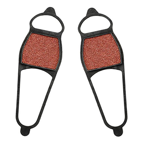 YIJU 2 Pares de Chuteiras de Caminhada Grampos de Fricção + Perneiras de Tornozelo de Perna Baixa -