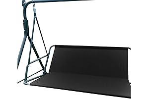 Homaisson Swing Cushion Covers _ Waterproof Garden Swing Seat Replacement