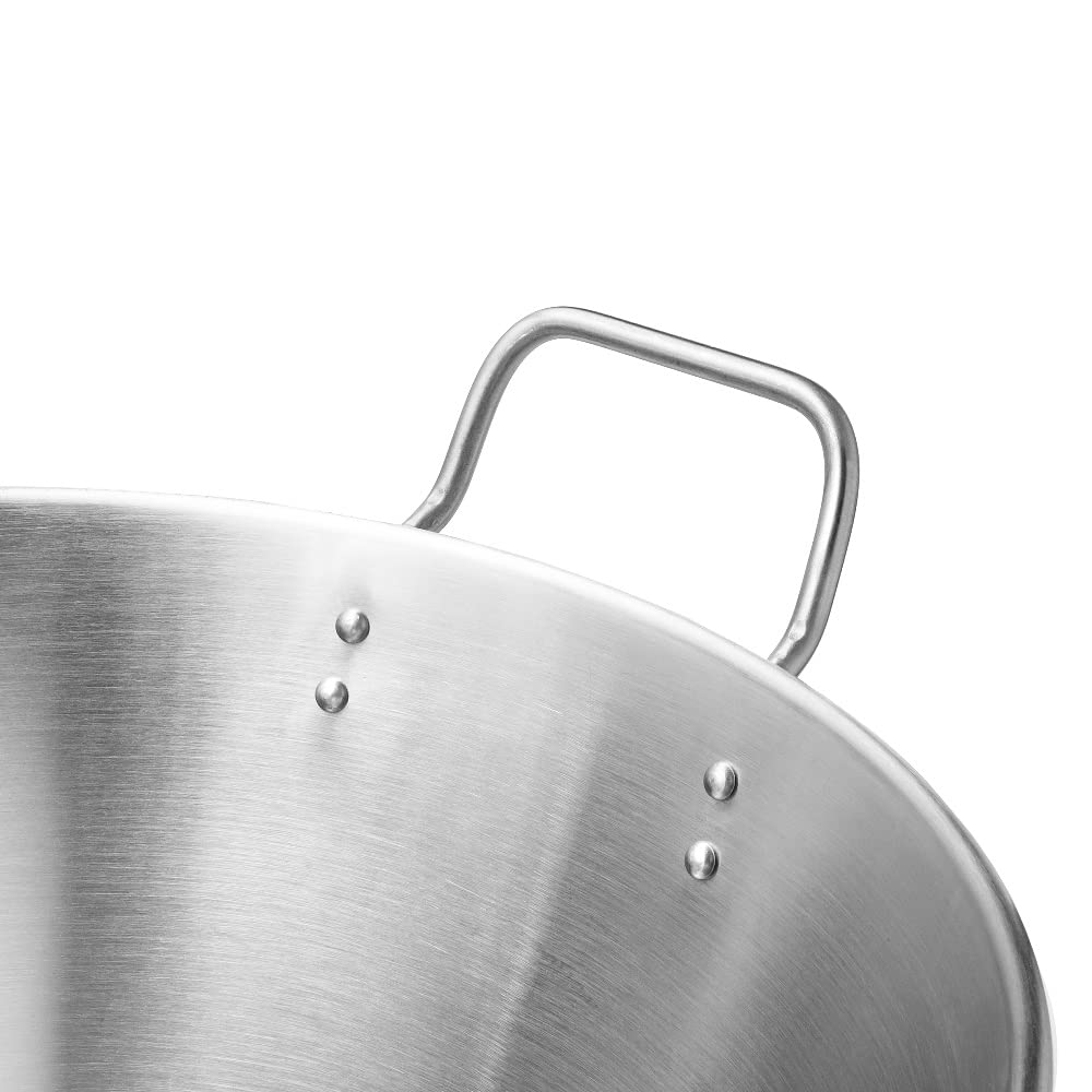 Sieb Edelstahl | ⌀40cm | Küchensieb | Nudelsieb | Seiher | Metallsieb | Edelstahlsiebe | Blanchiersieb | Salatsieb | Suppensieb | Passiersieb
