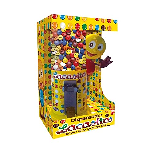 Lacasitos Dispensador de Grageas de Chocolate, 190g