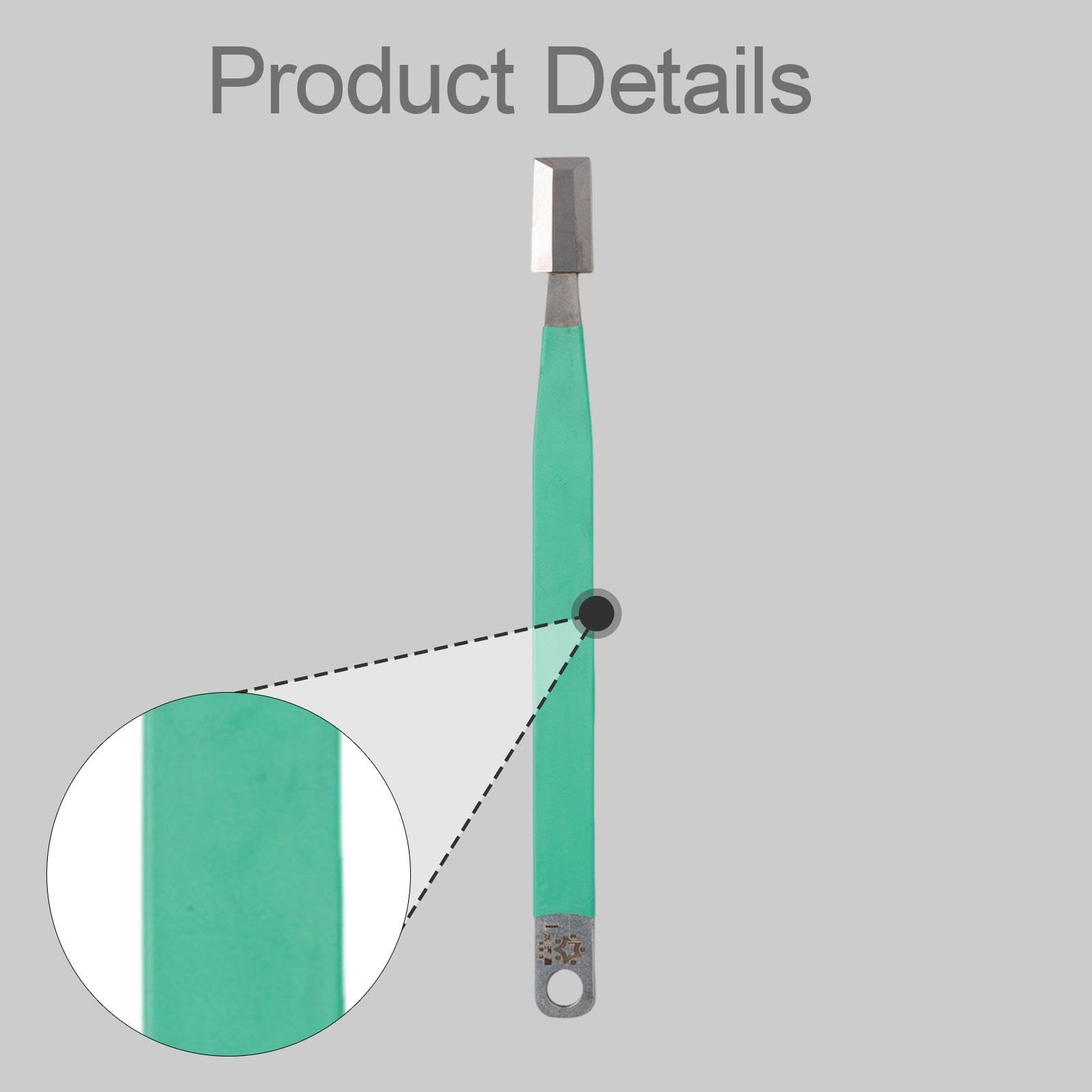 perfk Herramienta para Esculpir Arcilla, Cuchillos de Corte, Herramientas multifuncionales de cerámica Lisa, Suministros de cerámica para Esculpir, tallar y, 1