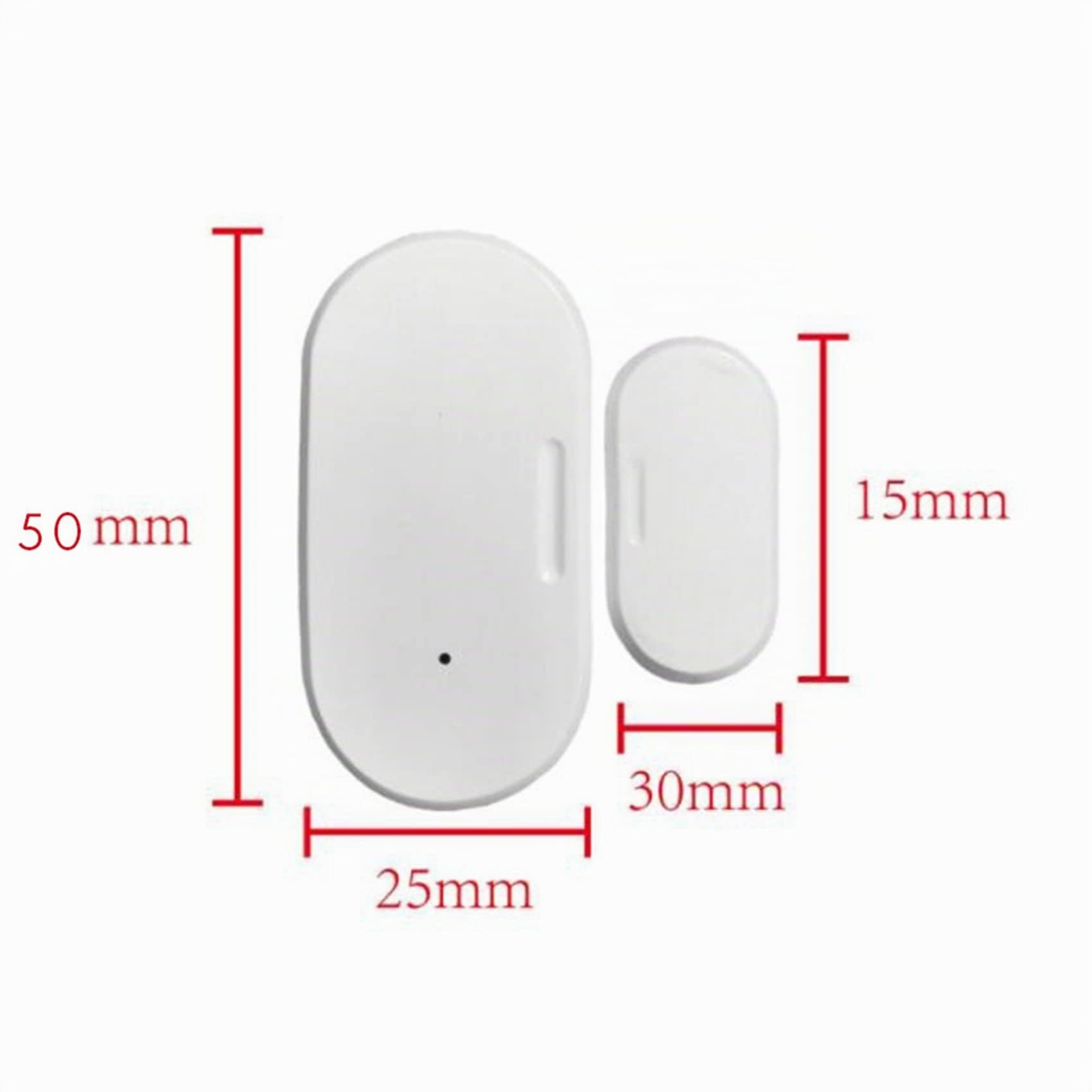 8X Tuya Zigbee Capteur de Porte et Fenêtre Domotique Intelligente Protection de Sécurité Smartlife APP Alarme à Distance Poussée En Temps Réel