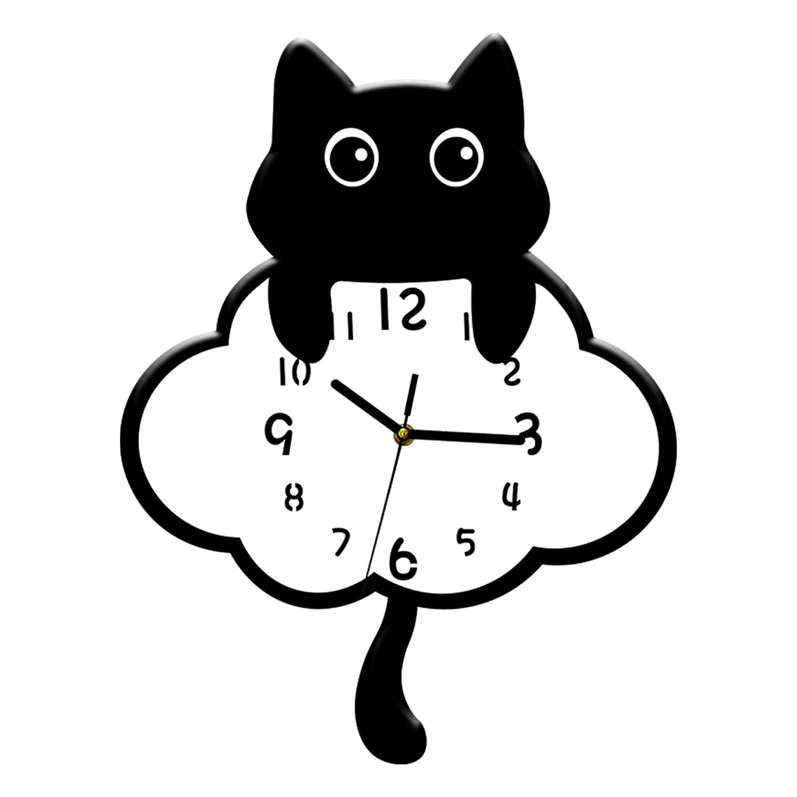 carotoe Silents None-Ticking Clocks Decorative Clock Battery Operated Pendulums Wall Clock for Living Room Kitchen Home Decors Battery Operated Clocks