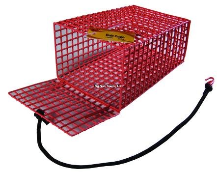 Beau Mac Crab Trap Bait Box-Orange
