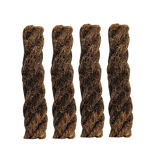 LALAFINA Cotton Core Waxed Cord 4 Pack of Wick Candle Wicks Waterproof Windproof for Outdoor Survival