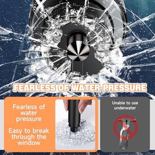 YZIMNRE 2 Pcs Safe Hammer for Car Windows, 2-in-1 Car Escape Safety Hammer, Emergency Window Breaker & Seatbelt Cutter, Compact & Reliable Auto Escape Tool - Image 5