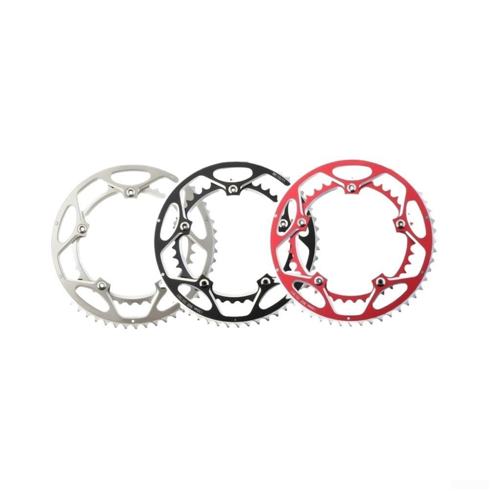 Guarnitura Doppia 53/39T 130BCD Alluminio per Bici Strada