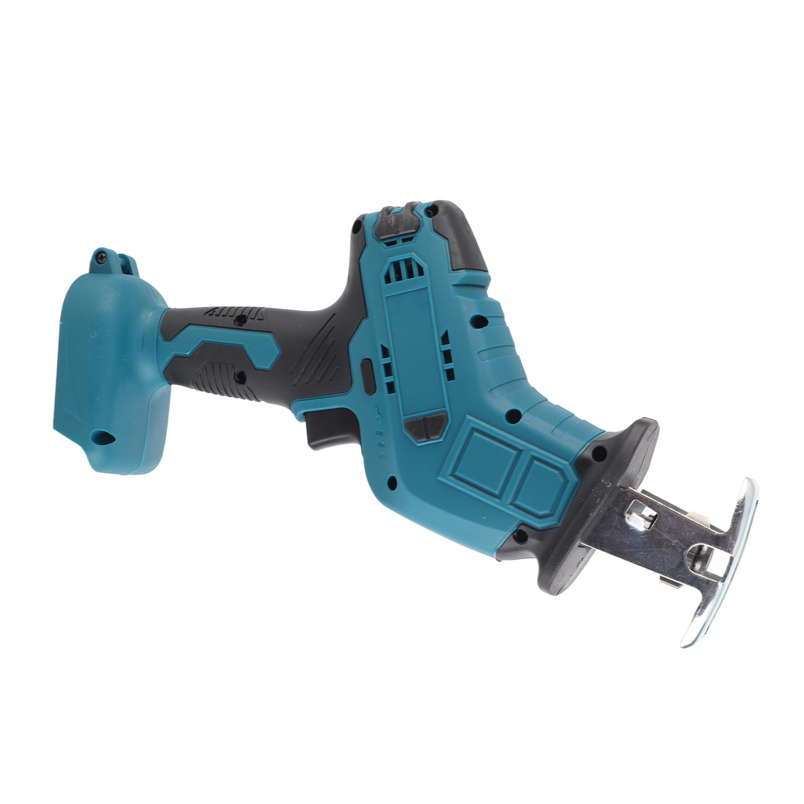 Sierra recíproca de litio, inalámbrica, vertical, de mano, potente motor, velocidad de corte rápida, alta eficiencia, mango cómodo, iluminación integrada para bricolaje, mejoras