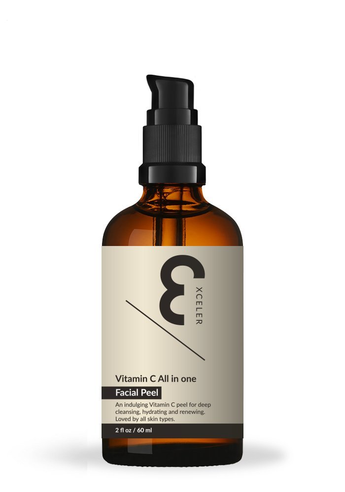 Xceler8 Skin Vitamin C All in One Facial Peel 2 fl oz (60 ml)