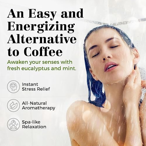 Shower Steamers Aromatherapy 6 Packs Shower Tablets With Essential Oil For Home Spa & Self Care, Stress Relief, Birthday Gifts For Women And Men, Eucalyptus Shower Bath Bombs - Babypeach #TOP3