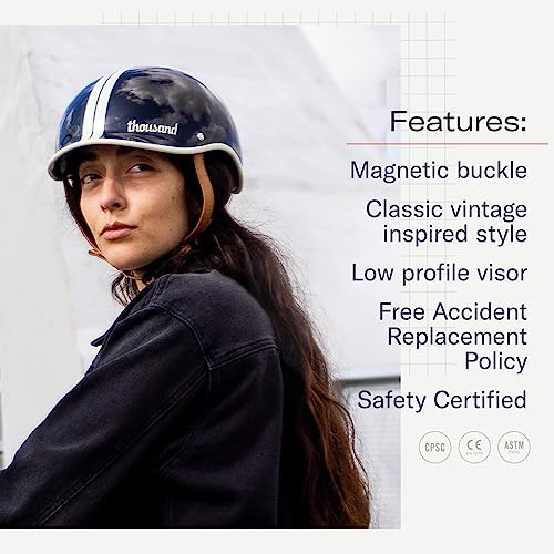image for Thousand Heritage 2.0 Adult Bike Helmet; The Original Low Profile Retr