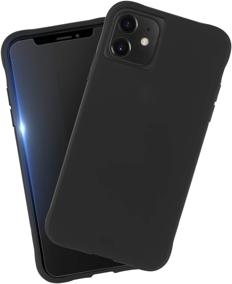 Case-Mate - Protection Pack - Case for iPhone 11 & Screen Protector - Tough Clear Case + Glass Screen Protector - 6.1 inch - Smoke