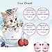 Anddyam Kids Family Cute Cat Household Anti-Slip Indoor Home Slippers for Girls and Boys (1.5-3 Little Kid, Pink, 1.5)