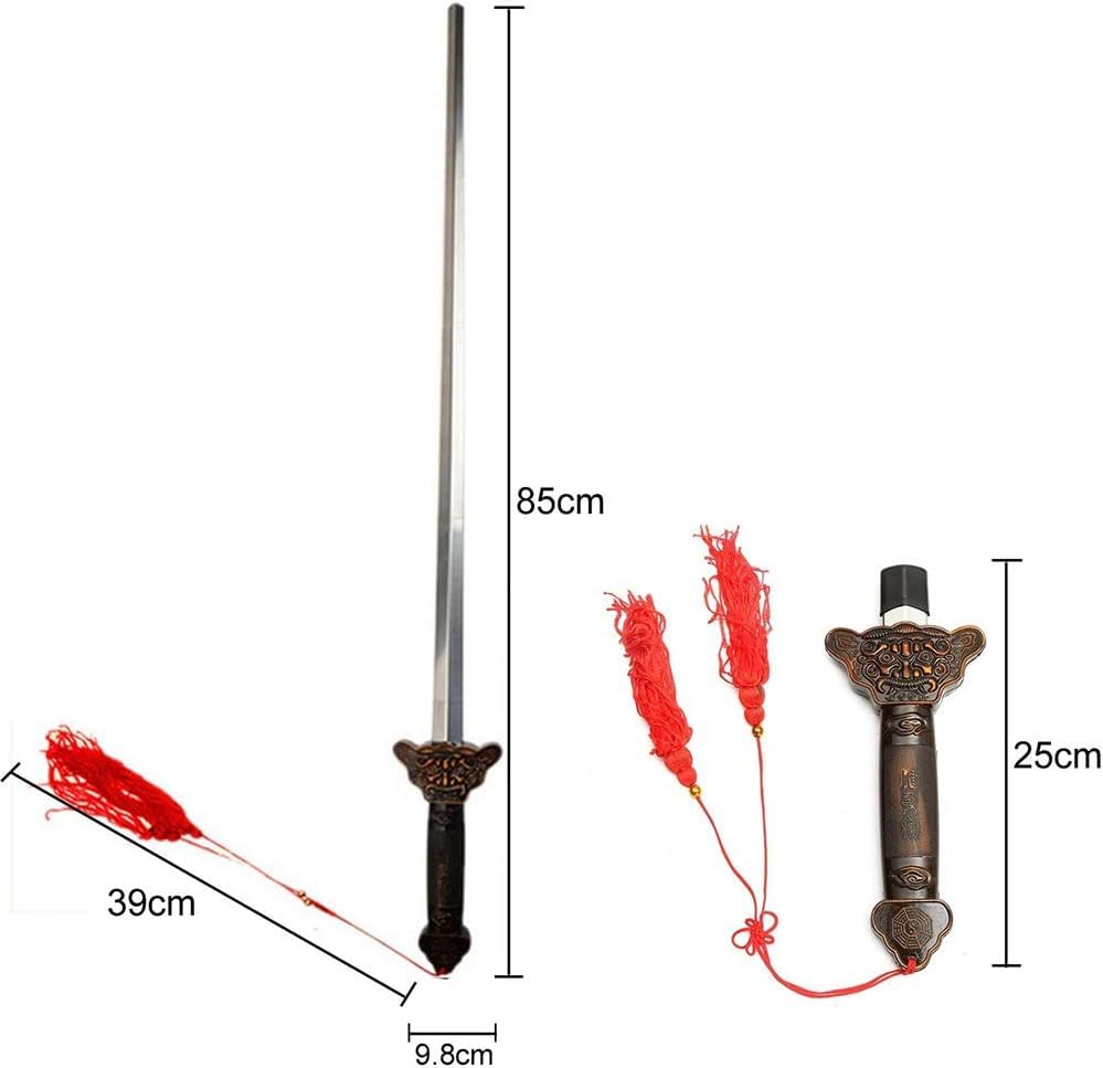 Image of AGC Toys for Kids, Folding Sword Ninja Samurai Talwar Mouth Magic Trick Toll Cum Toy, from 10 inches to 36 Inches Go Long Tricky Toy Magicians Favourite Magic Toll (Pack of 1), Multicolor