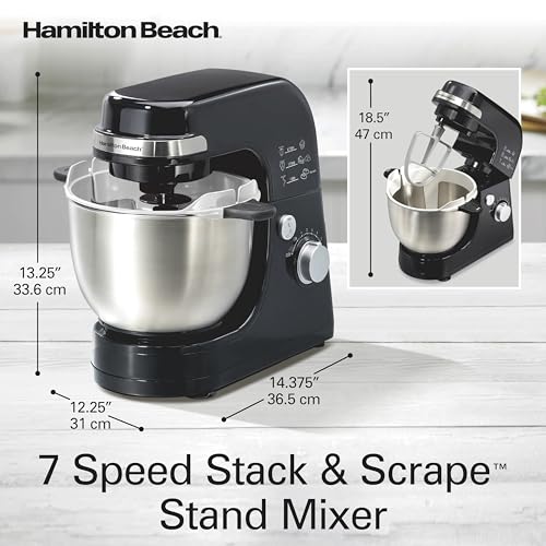 Hamilton Beach 4 Quart Electric Stand Mixer With 7 Speeds - image 8