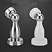 Cucumis Strong Magnetic Door Stainless Steel Door Absorber Wall Mounted Door Stopper 2 Pcs (White)