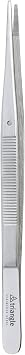 triangle Barbecue Tweezers - 5.9 in. 15 cm - Stainless Steel Straight Culinary Tweezers for Precise Grilling, Plating & Serving - Dishwasher Safe
