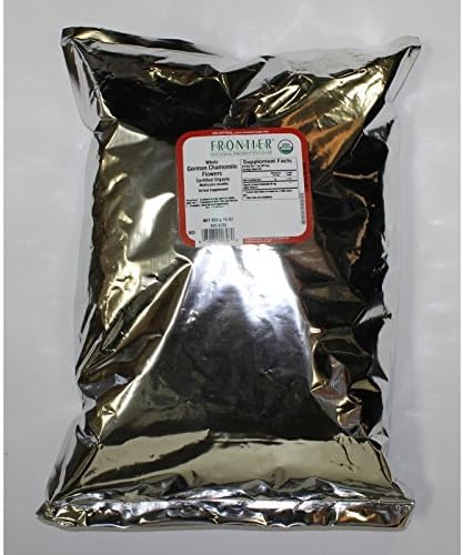 Flores de manzanilla, alemán enteros, orgánico – 1 lbs – a granel (multi-pack)